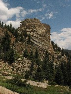 A rather unique view of Catherdral Rock